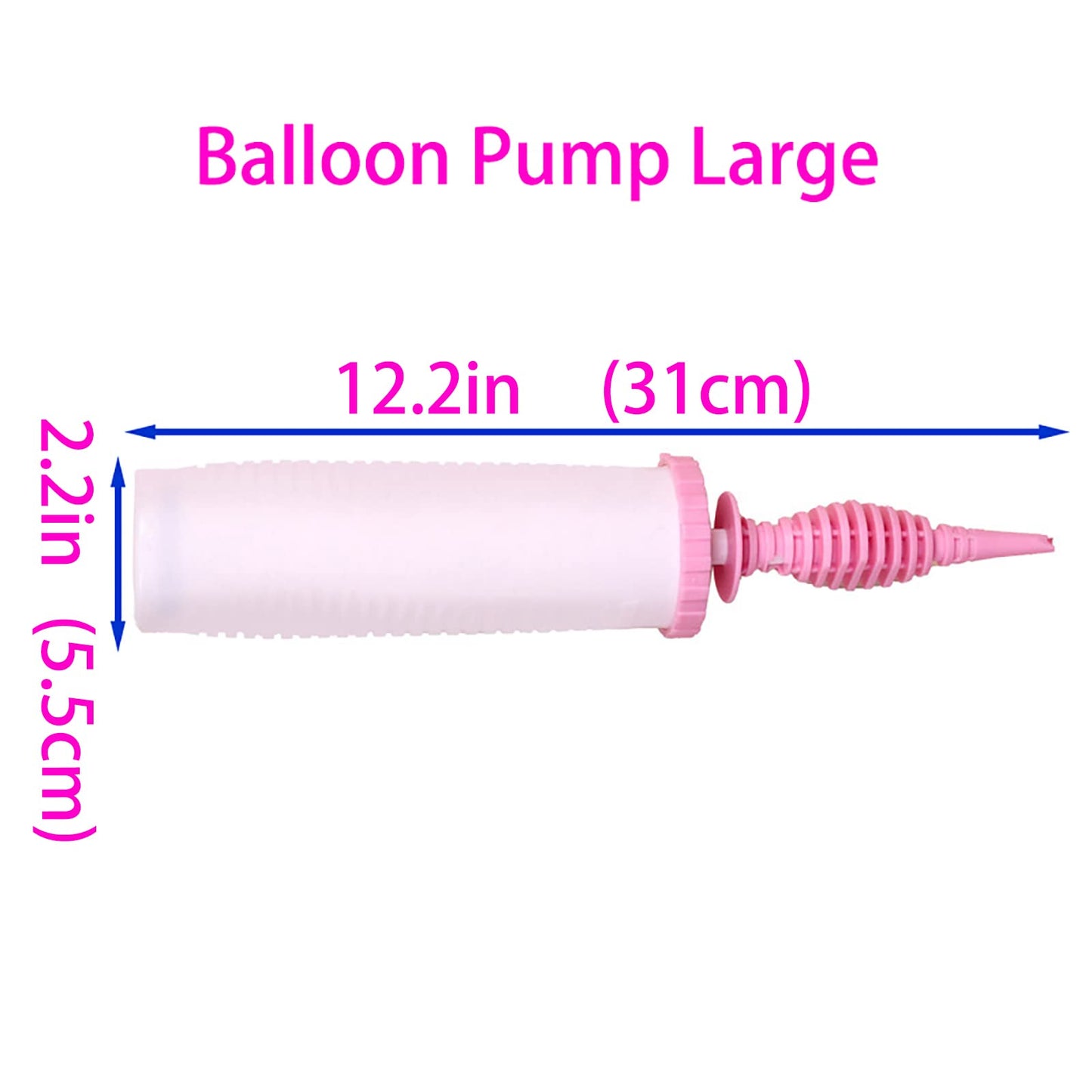 Balloon Pump Handheld Two-Way Dual Action - Hand Blower Air Pumper for Balloons - Ballon Inflator Pumping - Manual Baloon Inflators Machine (Green 1 Piece)