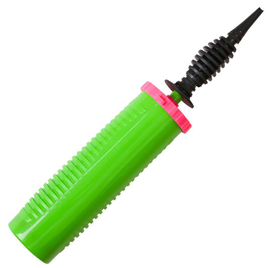 Balloon Pump Handheld Two-Way Dual Action - Hand Blower Air Pumper for Balloons - Ballon Inflator Pumping - Manual Baloon Inflators Machine (Green 1 Piece)
