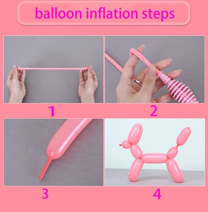 Balloon Pump Handheld Two-Way Dual Action - Hand Blower Air Pumper for Balloons - Ballon Inflator Pumping - Manual Baloon Inflators Machine (Green 1 Piece)