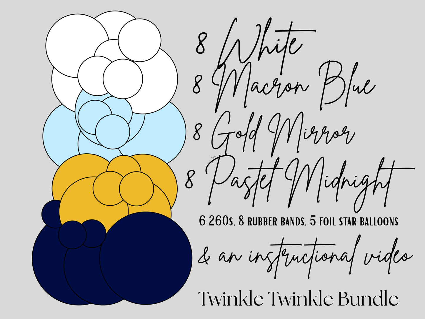 Twinkle Twinkle DIY Balloon Garland Kit